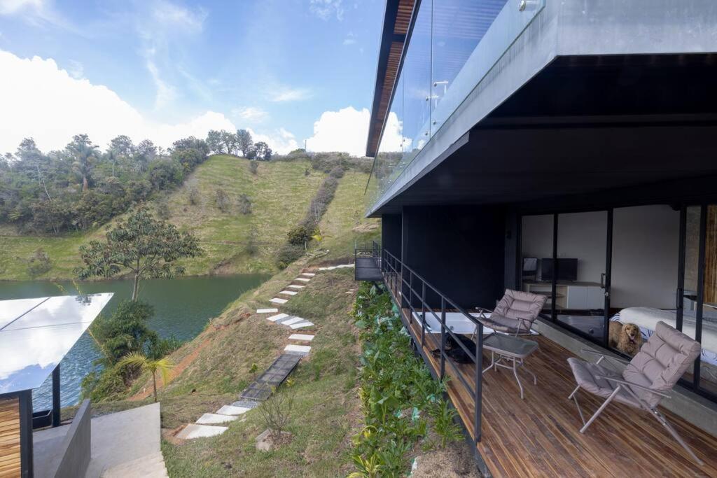 Sky House Cabana Guatape La Pradera  Buitenkant foto