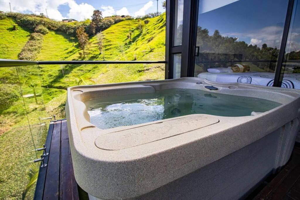 Sky House Cabana Guatape La Pradera  Buitenkant foto